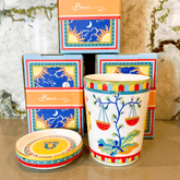 Cup with Lid/Saucer - Libra - Zodiac Vibe - Baci Milano